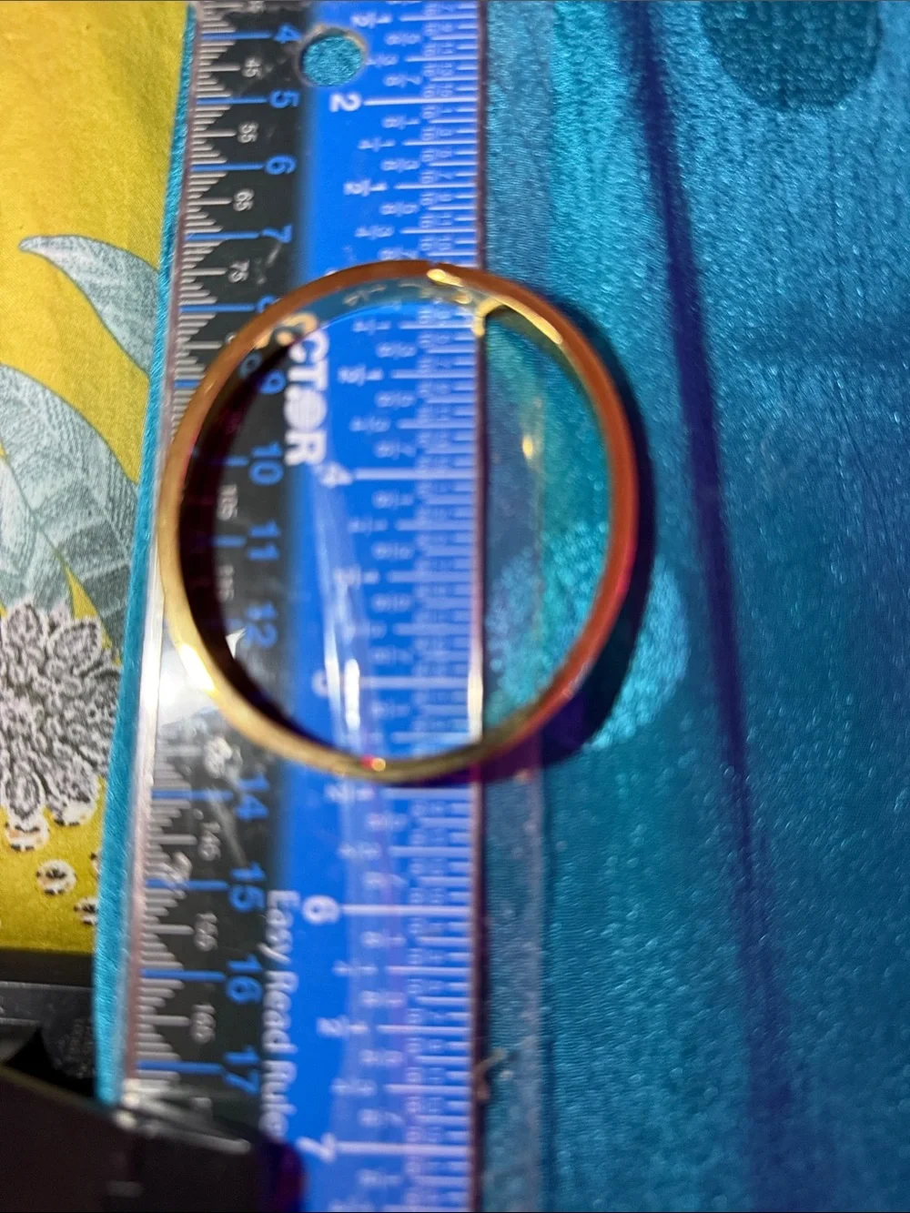 Gold Tone Hinged Bangle Bracelet - Women's Accessory